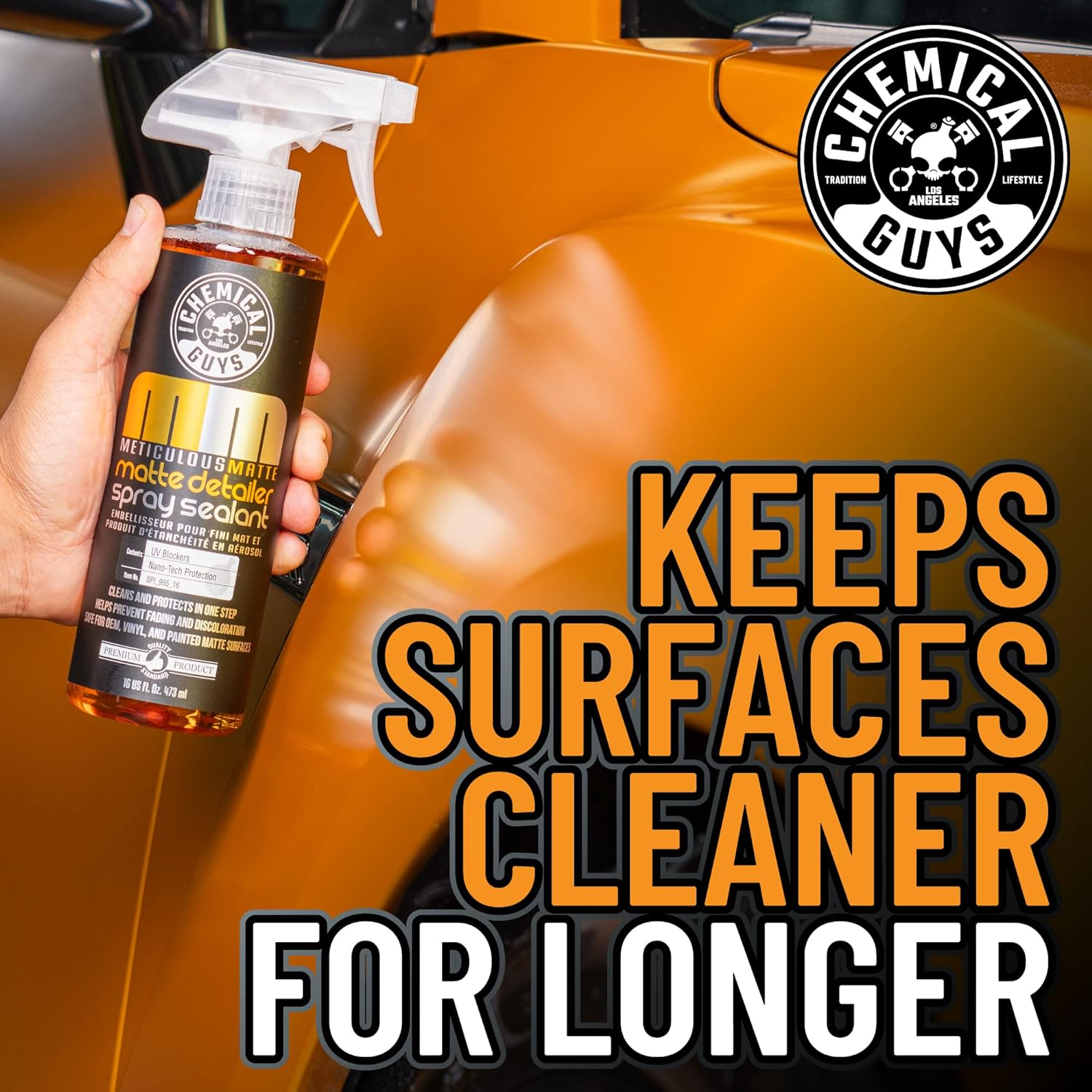 Chemical Guys SPI_995_16 Meticulous Matte Detailer and Spray Sealant (16 Oz) image number 5