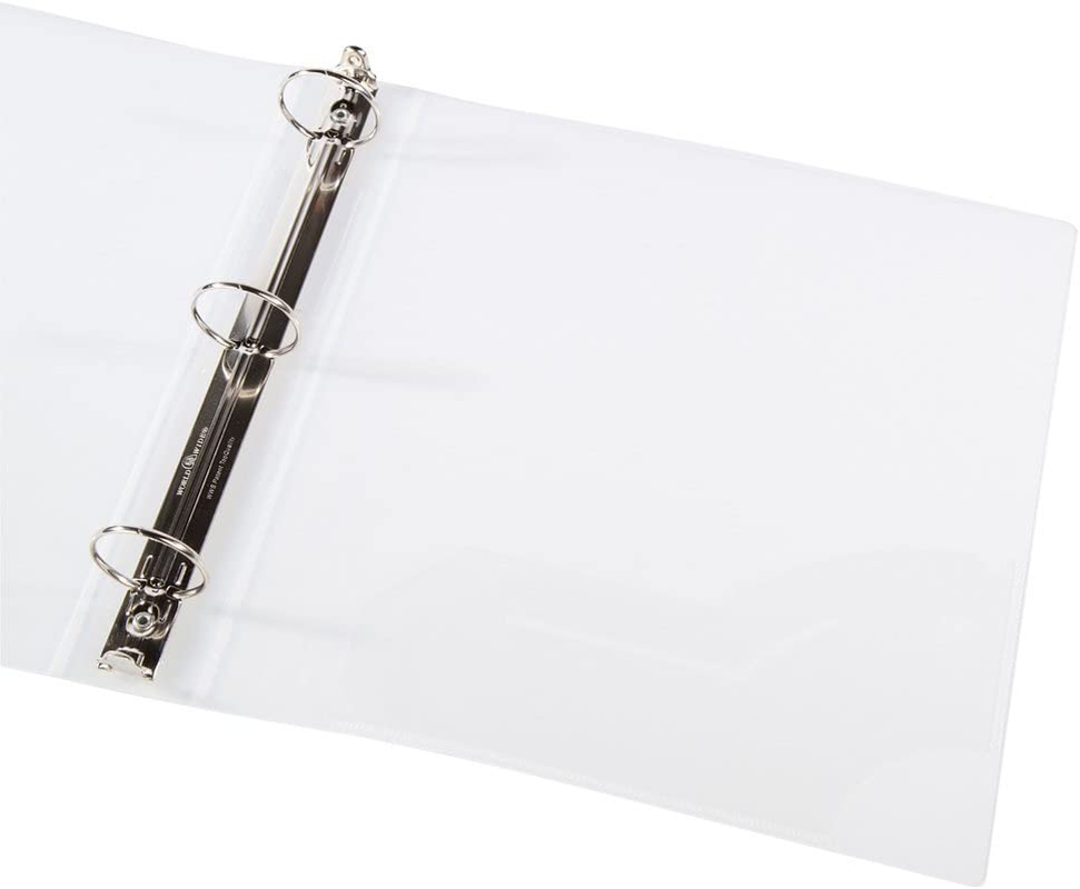 Filexec Products 1-Inch 3 Ring Binder, Clear, Pack of 2 (50297-64223) image number 2