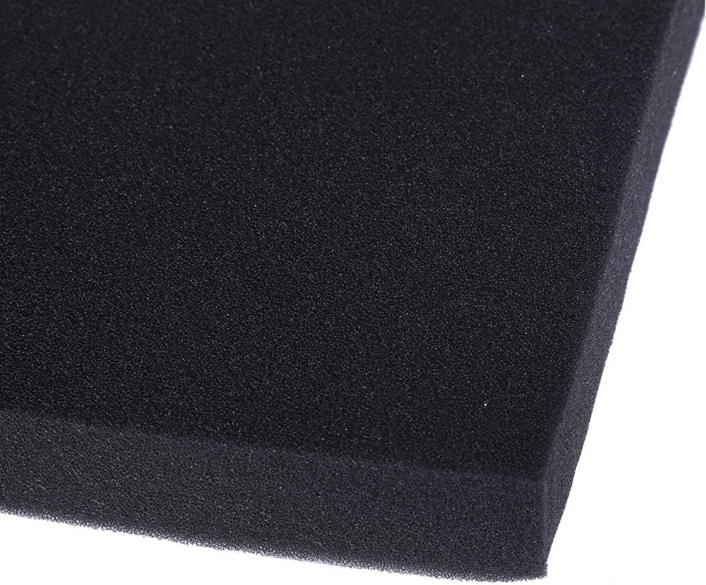 Black Filter Sponge Pad, Filter Biochemical Foam, Aquarium for Fish Tank50 * 50 * 4Cm