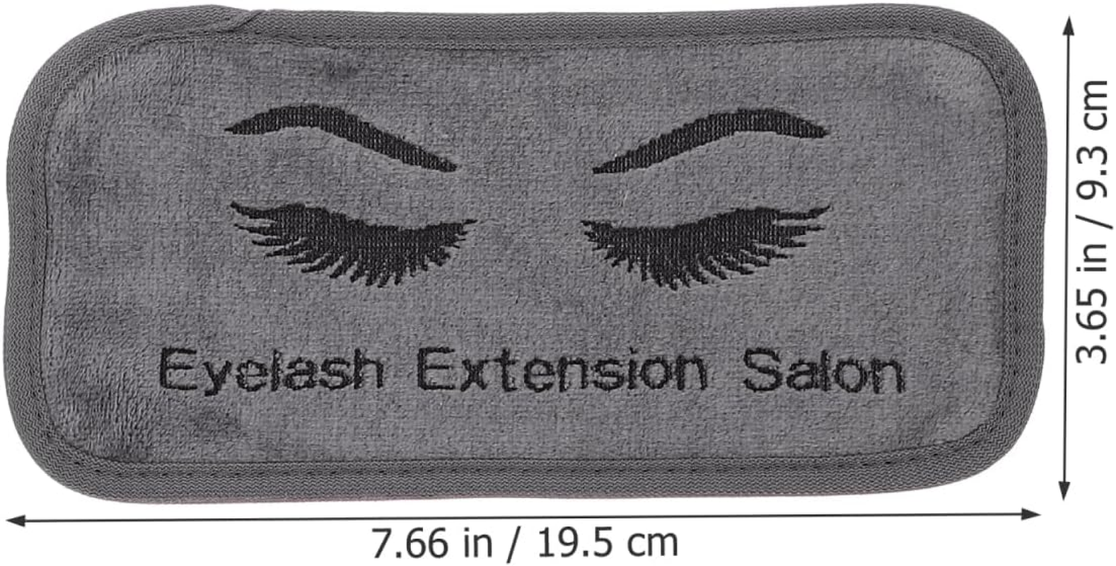 Beaupretty Pack of 3 Coloured Pads for Eyelash Extensions and Forehead Scarves for Eyelash Extensions, 3 Pieces Eyebrow Tool Eyebrow Extension Eyelash Accessories Tool False Eyelash Pads