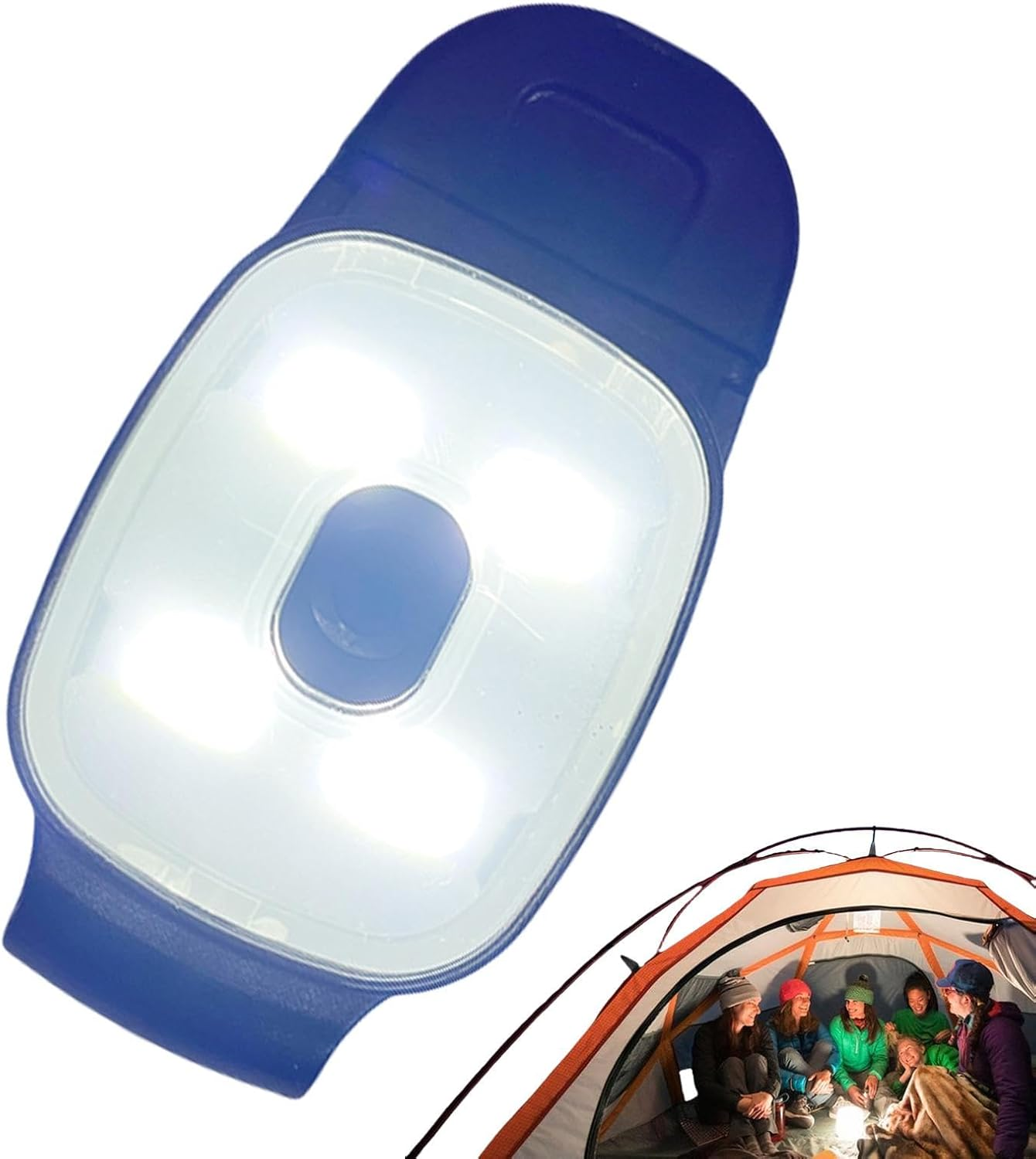 Wearable Running Lights | Clip Rechargeable Safety Lights,Wearable Hands-Free Jogging Light, Portable Running Light for Outdoor Activities - Red Light image number 2