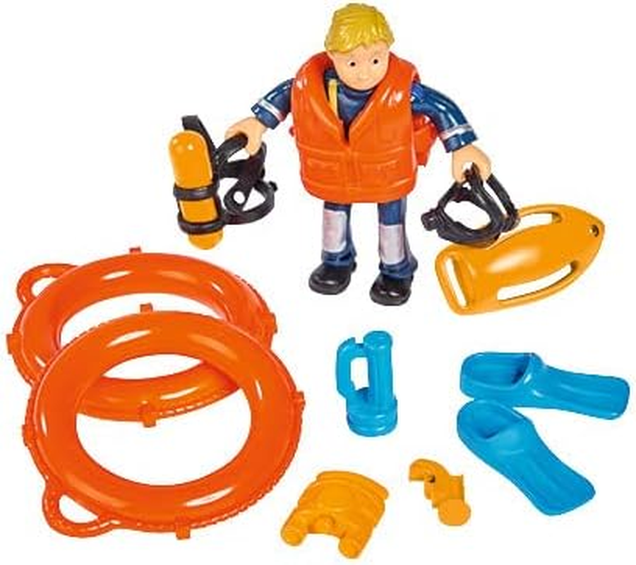 Simba - Fireman Sam Neptune Boat, 20 Cm, with Penny Action Figure, from 3 Years image number 3