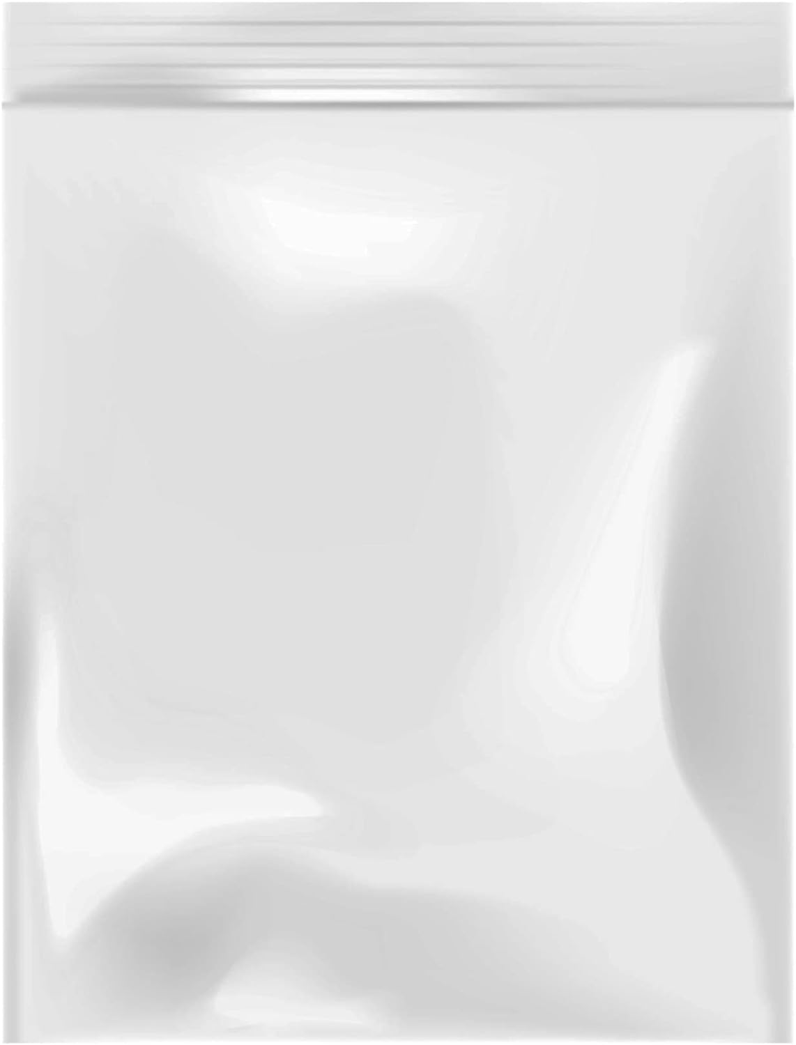 Resealable Zip Lock Bags PE Clear Plastic Zipper Extra Thick 80 Micron Multiple Sizes Medium Large 100 Bags (18 X 24Cm)