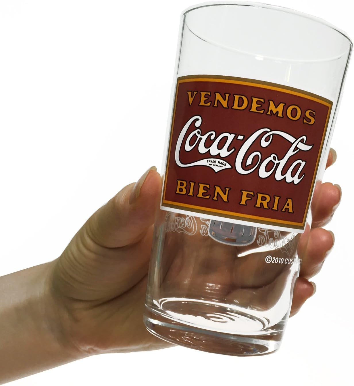 ADERIA 6434 Tumbler Glass, Coca-Cola Legacy B, 10.0 Fl Oz (305 Ml), Made in Japan, Comes in a Cosmetic Box, Cup, Stylish, Gift, Women'S, Mother'S Day, Dishes, Father'S Day, Couples, Housewarming,