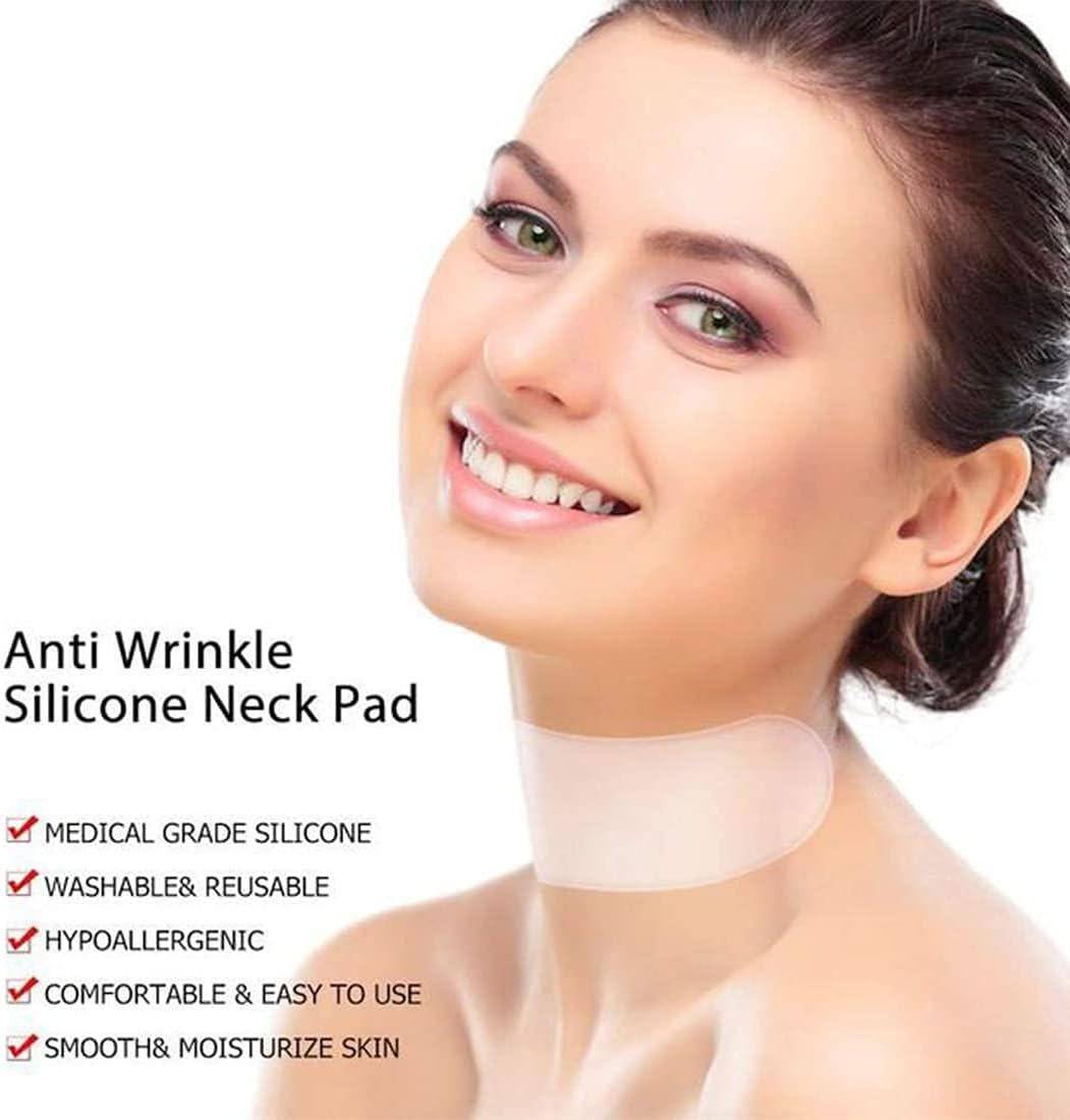 Neck Wrinkle Pads - Decollete anti Wrinkle Reusable and Silicone Neck Wrinkle Patches for Neck Wrinkles Treatment While Sleeping (1PC) image number 6