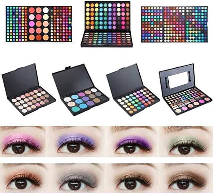 Beauty Glazed Eyeshadow Palette 40 Color Matte Eyeshadow Palette Glitter Eye Shadow Waterproof Long Lasting Make up Pallet Shimmer Fashion Women Beauty Eyes Beauty Glazed Palette(France) image number 4