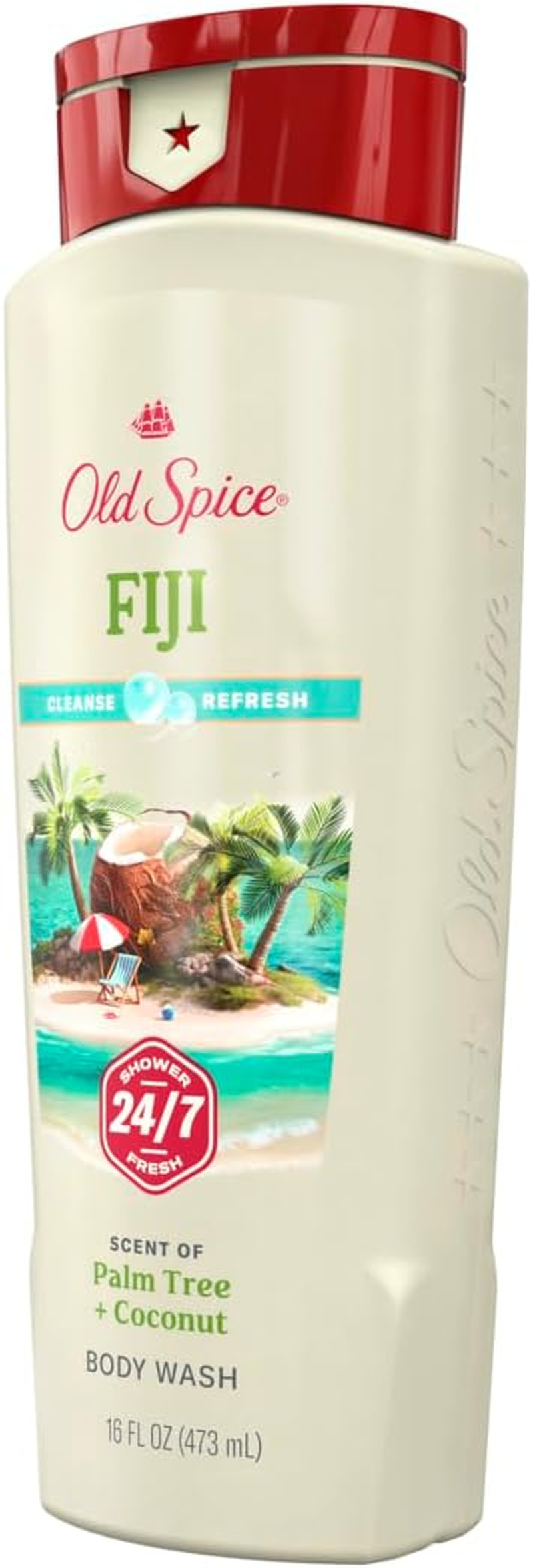 Old Spice Fresher Collection Men'S Body Wash, Fiji, 32 Ounce (Pack of 2)