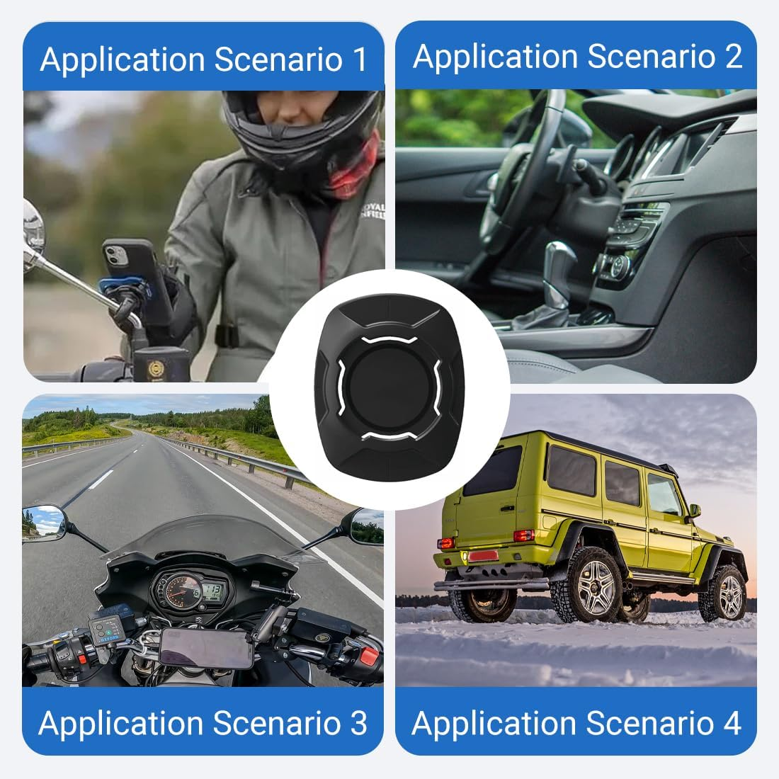 GXGM Universal Quad Lock Compatible Adapter - Quick Mount for Smartphones, Motorcycles, Bikes, Cars and Accessories image number 4