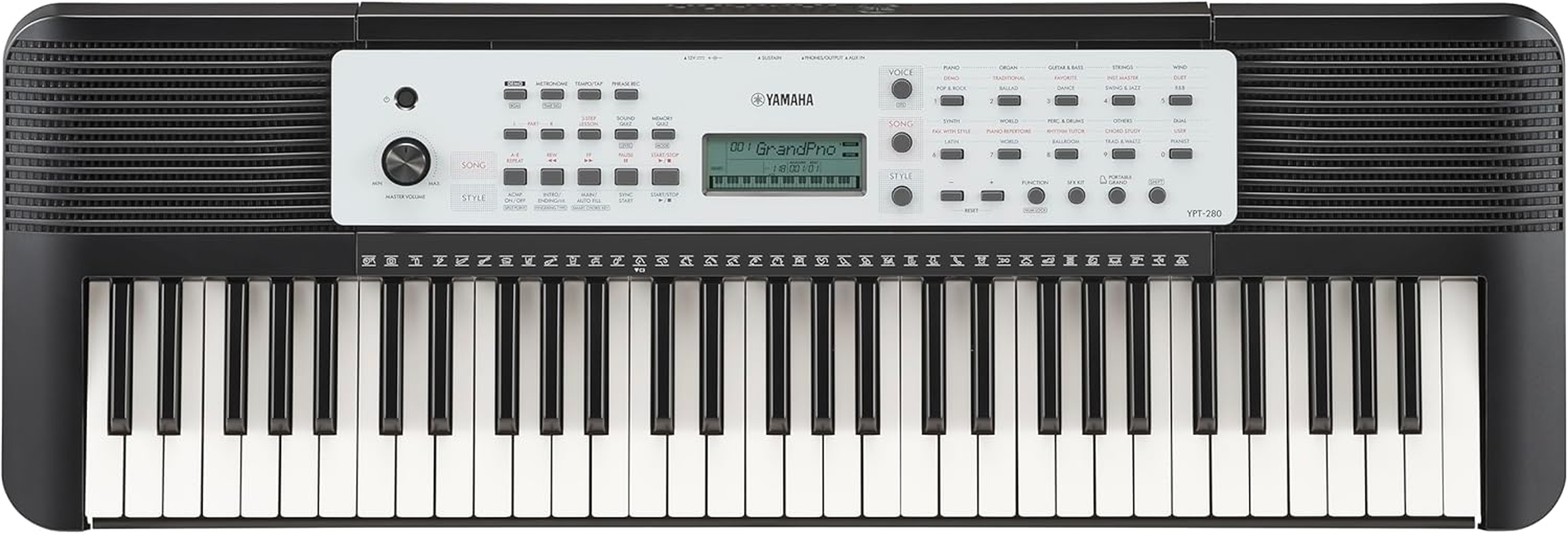 Yamaha YPT-280 61-Key, Entry-Level Portable Keyboard, Black image number 4