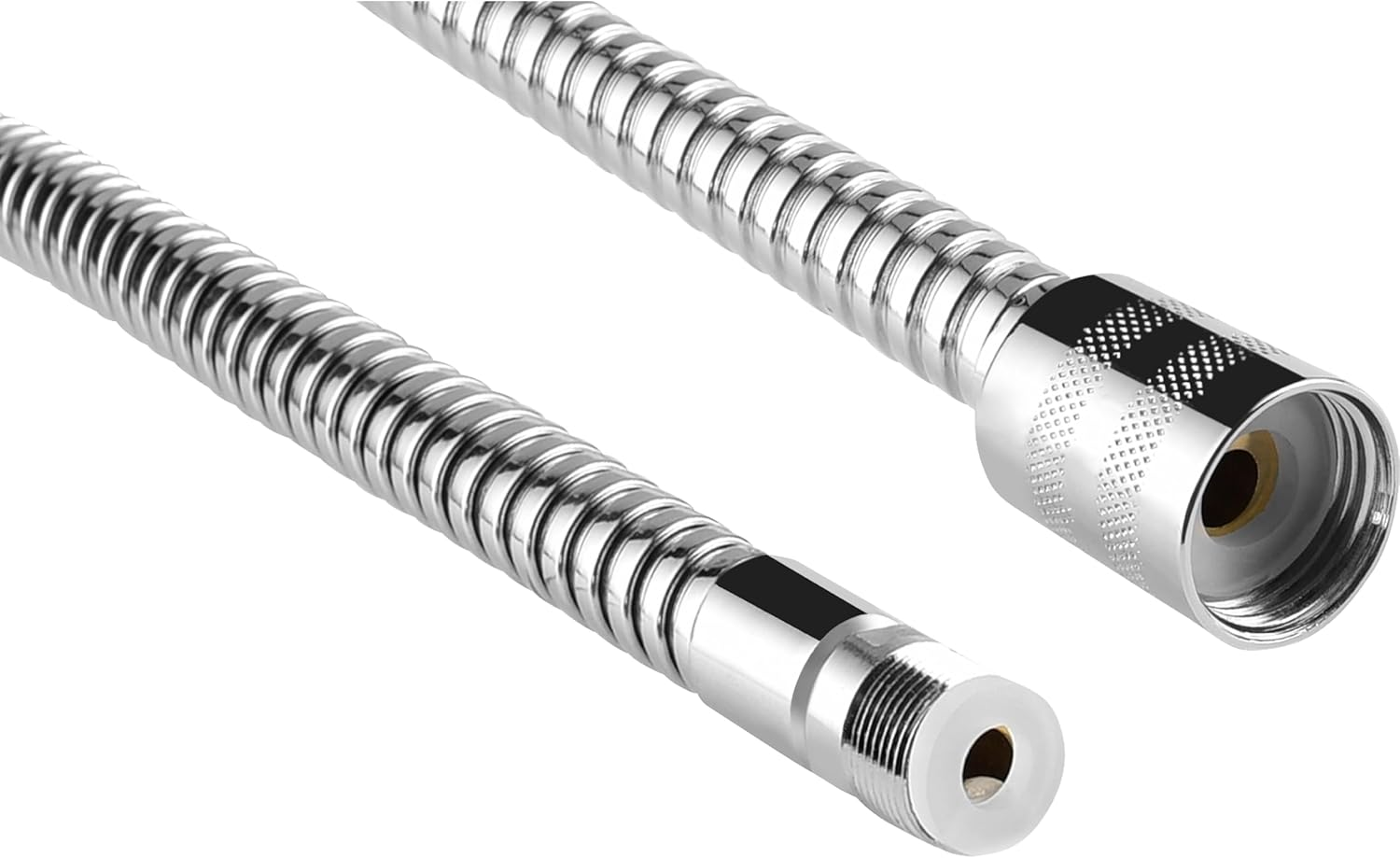 CORNAT AE70101 M15/1 X 1/2-Inch X 125Cm Chrome Shower Hose image number 3