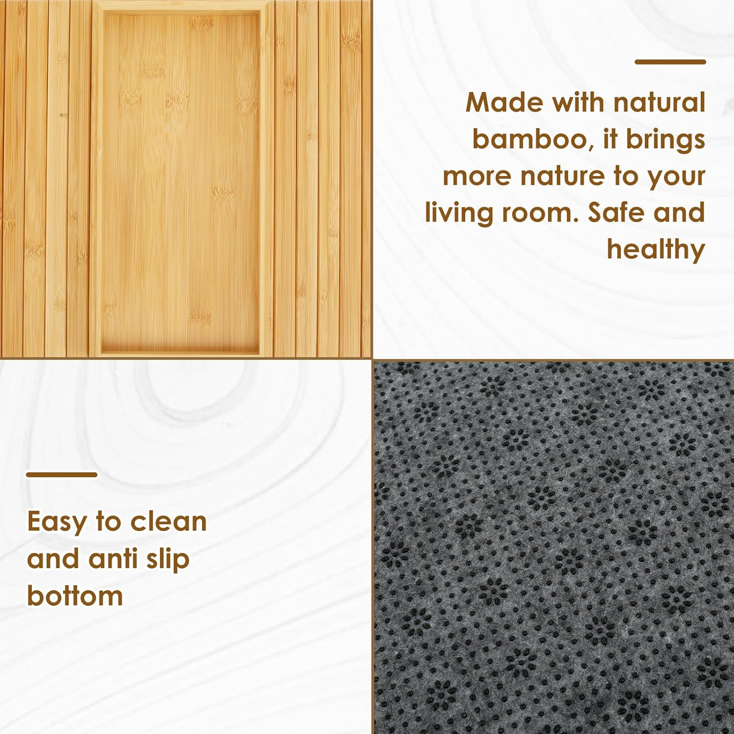 Sofa Arm Tray Table Folding Sofa Armrest Tray Cup Holder Antislip Couch Cup Holder Tray for Sofa Couch image number 4