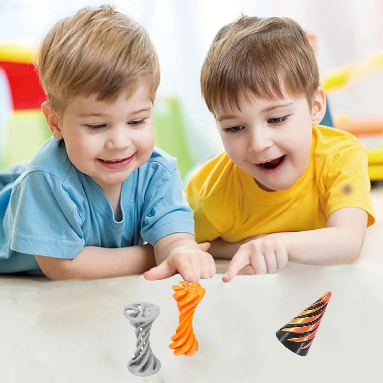 2Pack 3D Printed Spiral Fidget Toys image number 4