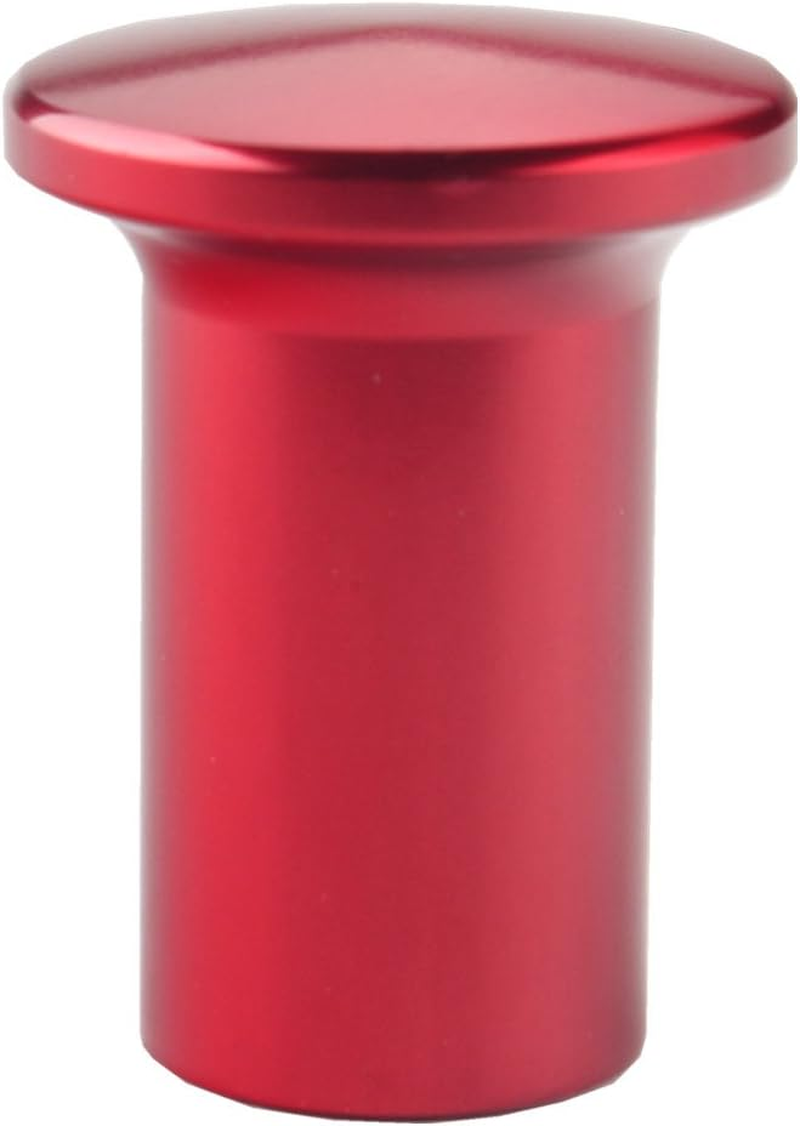 DEWHEL Drift Emergency Knob Hand E Brake Spin Turn Knob Lock Button Aluminum JDM Compatible with Subaru BRZ Toyota 86 GT86 Scion FRS (Red)