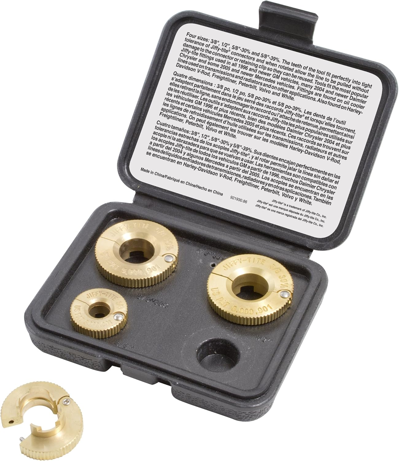 Lisle 22710 Disconnect Set for Jiffy-Tite Connectors