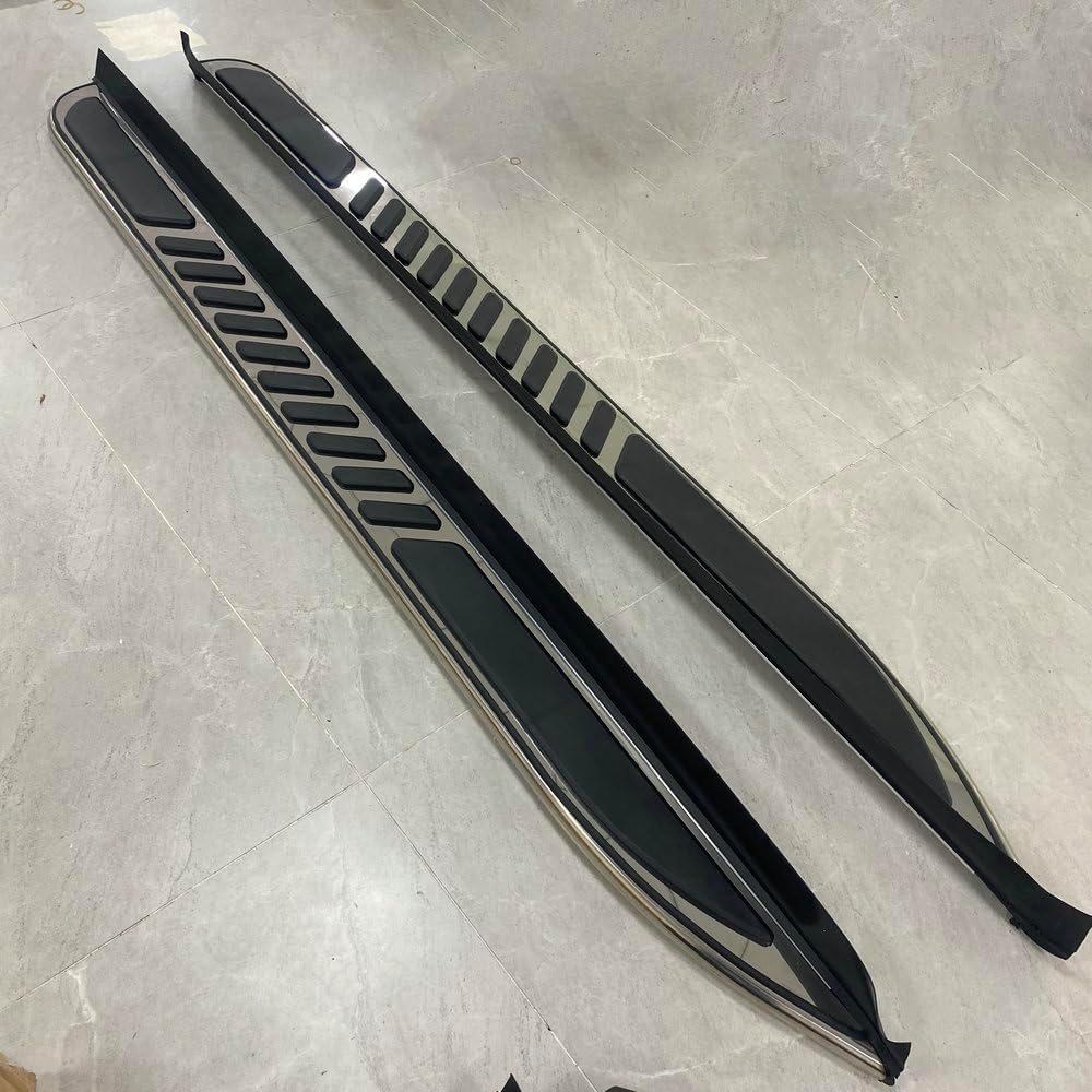2Pcs Aluminum Running Boards Fixed Nerf Bars Side Steps with Brackets Compatible with KIA Carnival 2022-2025 (DF) image number 5