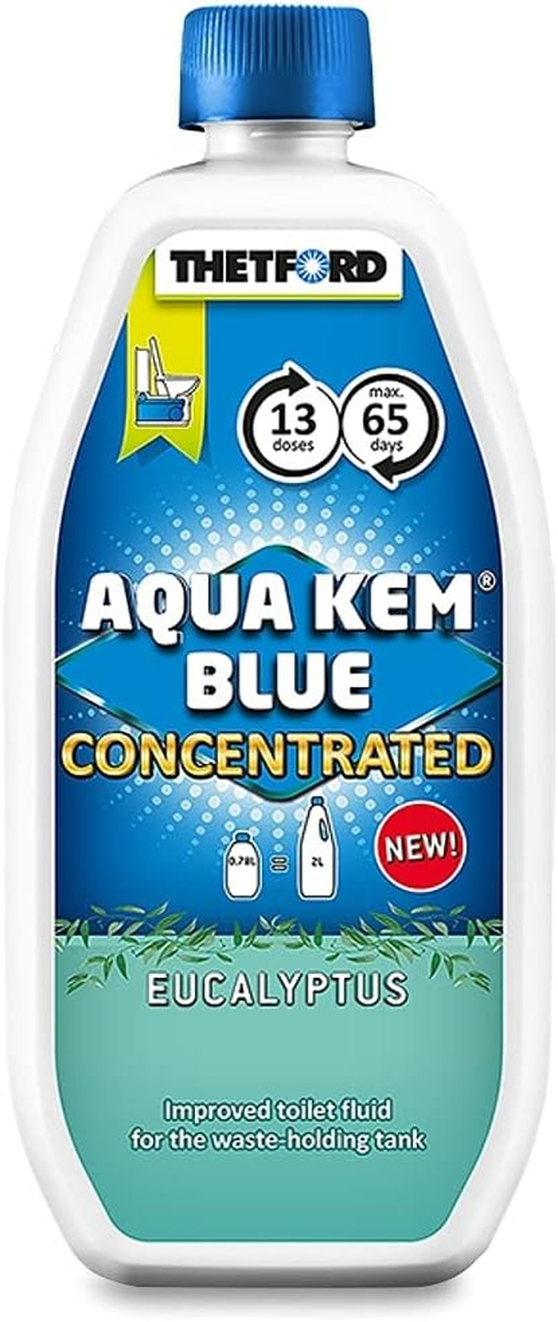 Aqua Kem Blue Concentrated Eucalyptus - 780Ml