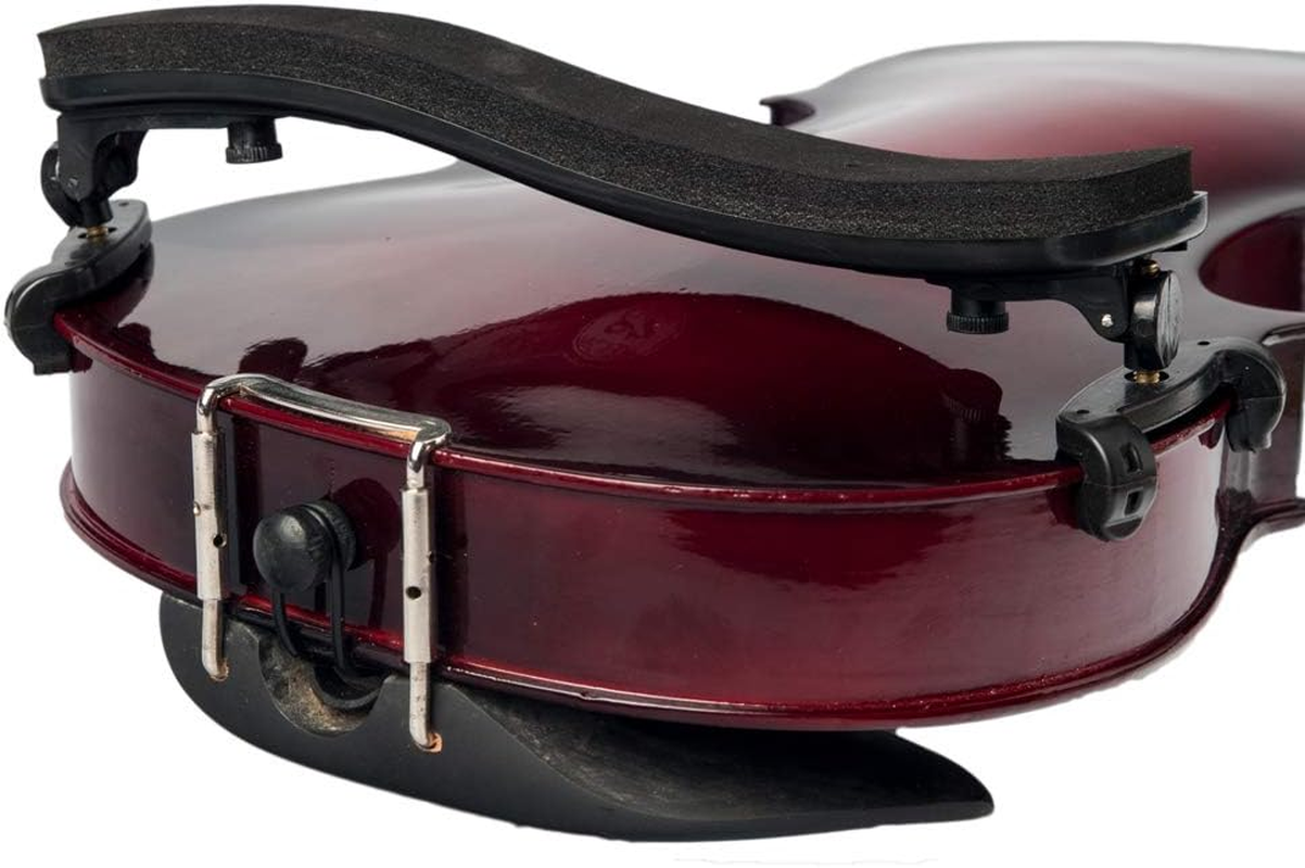 Violin Shoulder Rest,Plastic Violin Shoulder Rest,Adjustable Plastic Shoulder Rest for for 3/4 & 4/4 Violins,Viola Height Adjustable Violin Shoulder Rest with Elastic Rubber Claw Feet image number 2