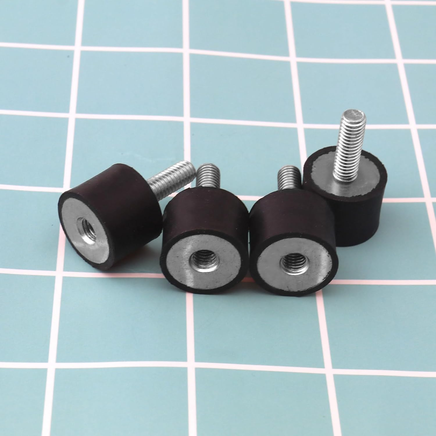 4Pcs M6 / M8 Rubber Shock anti Vibration Isolator Mounts Bobbin Thread Screw