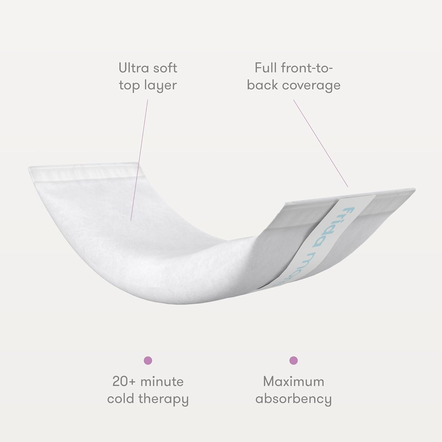 Frida Mom Instant Ice Maxi Pads | 8Ct Postpartum Perineal Ice Packs & Absorbent Maternity Pad in One Ready-To-Use Padsicle for after Birth image number 5