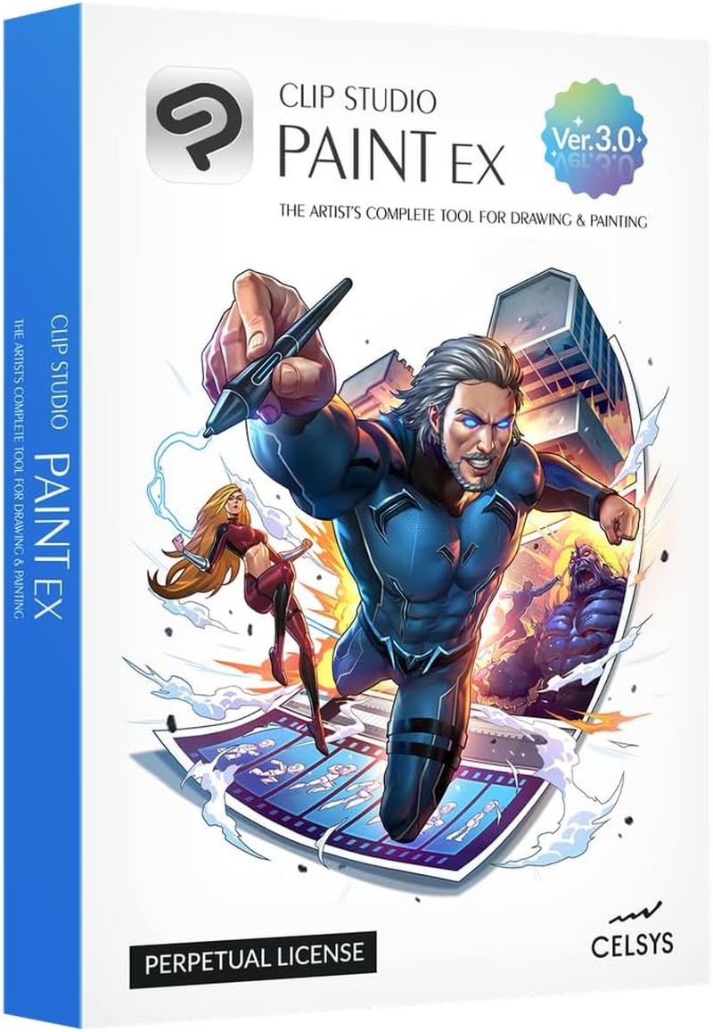 CLIP STUDIO PAINT EX - Version 3 | Perpetual License | for Windows and Macos