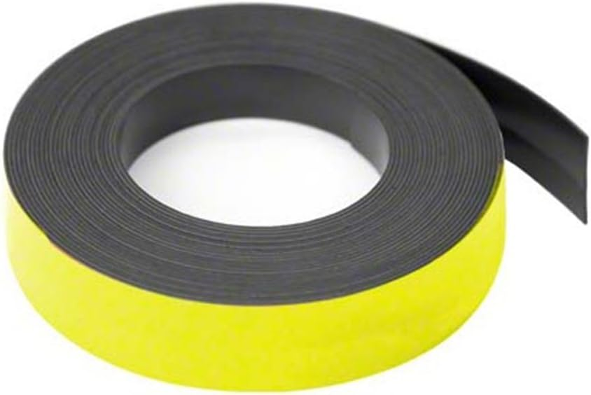 Magnet Expert Black 25Mm Wide X 0.76Mm Thick Magnetic Gridding Tape (5 Metre Length)