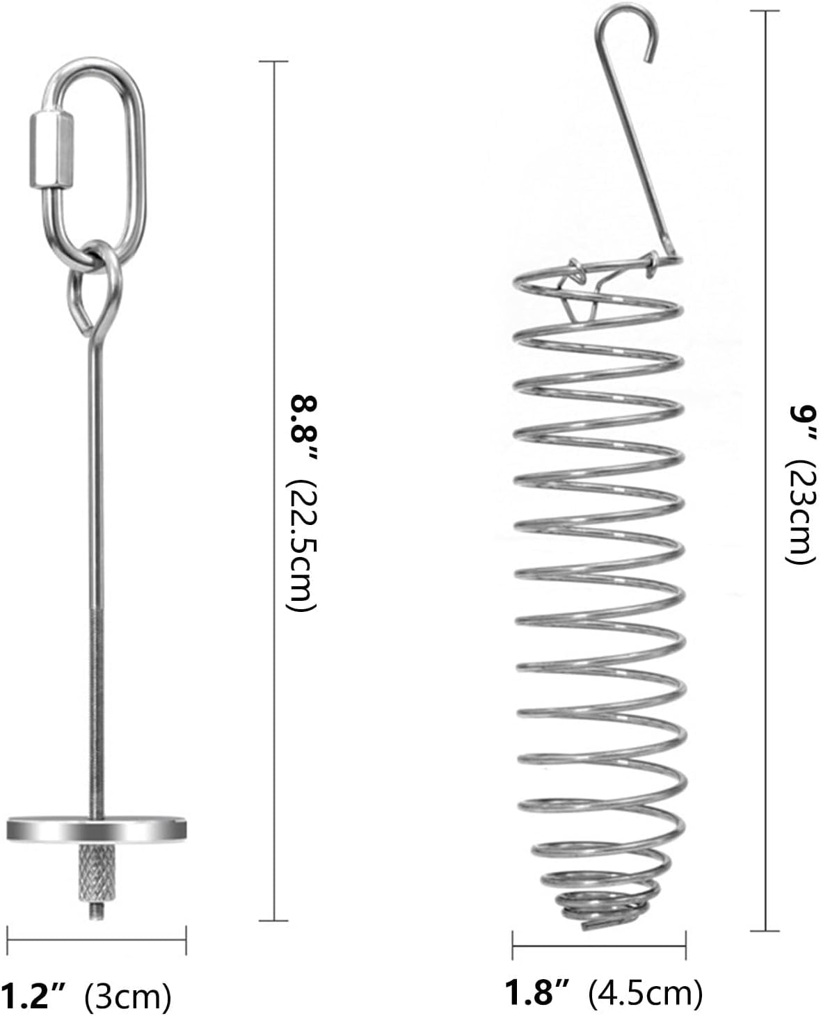 2Pcs Butterfly Banana Holder for Outside, Outdoor Banana Hammock, Hangable Butterfly Feeders Stand for Garden, Backyard image number 1