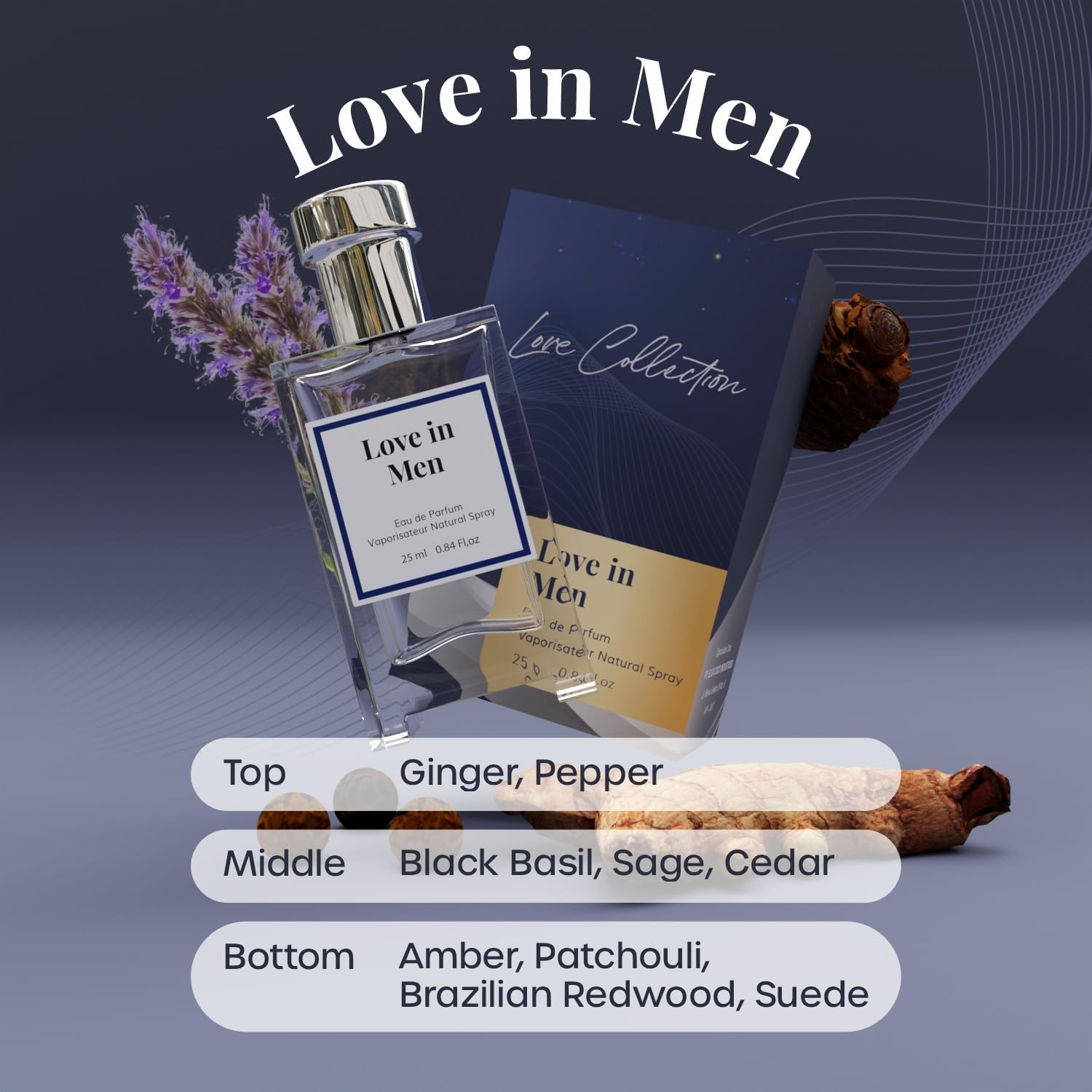 Love in a Bottle - Love in Men Eau De Parfum 25Ml image number 3