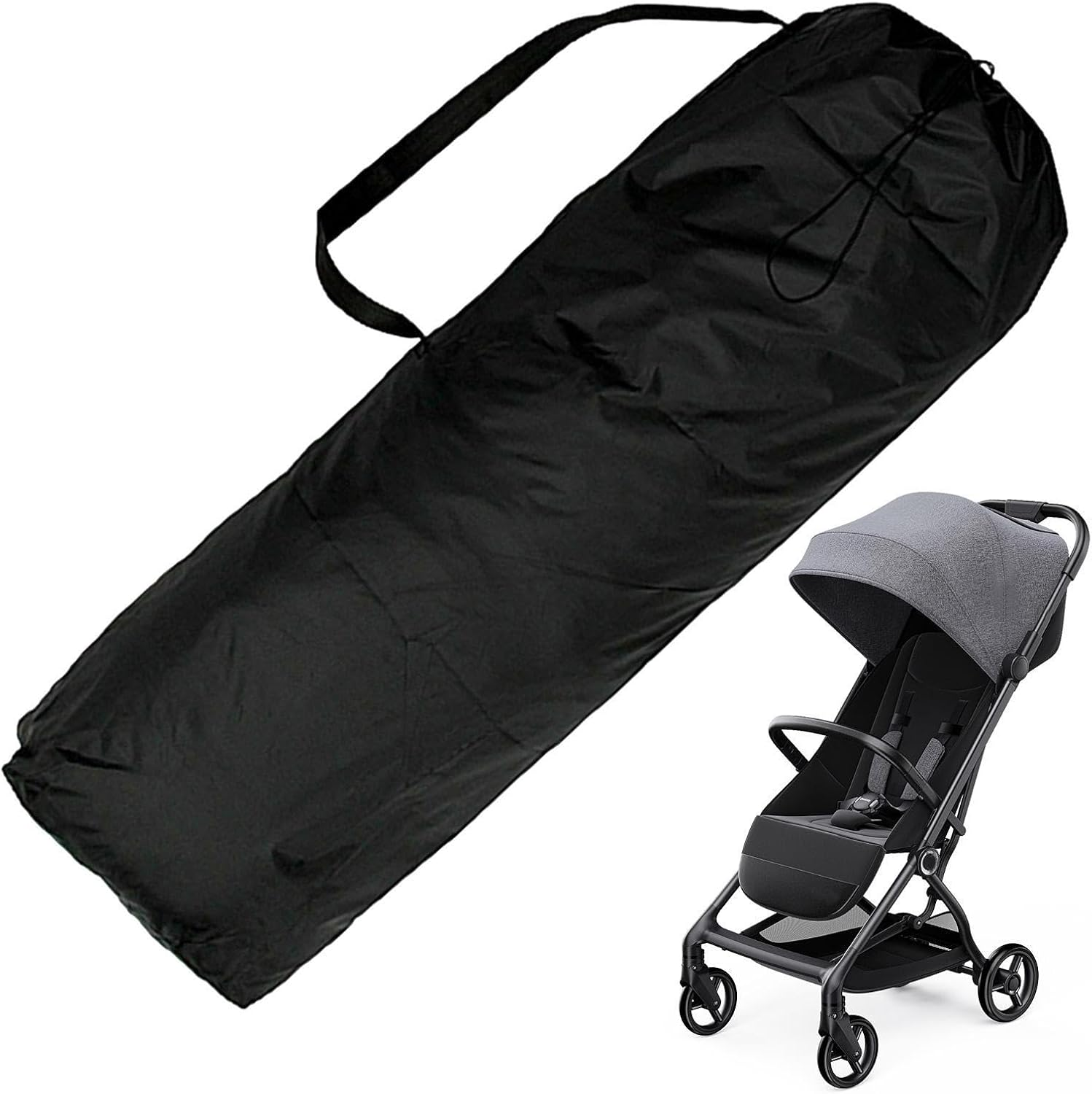 Travel Duffel Bags - Travel Bags for Luggage | Childress Stroller Travel Bag for Single Double Strollers Protective, Water-Resistant Stroller Bag with Carry Handles Helves image number 6