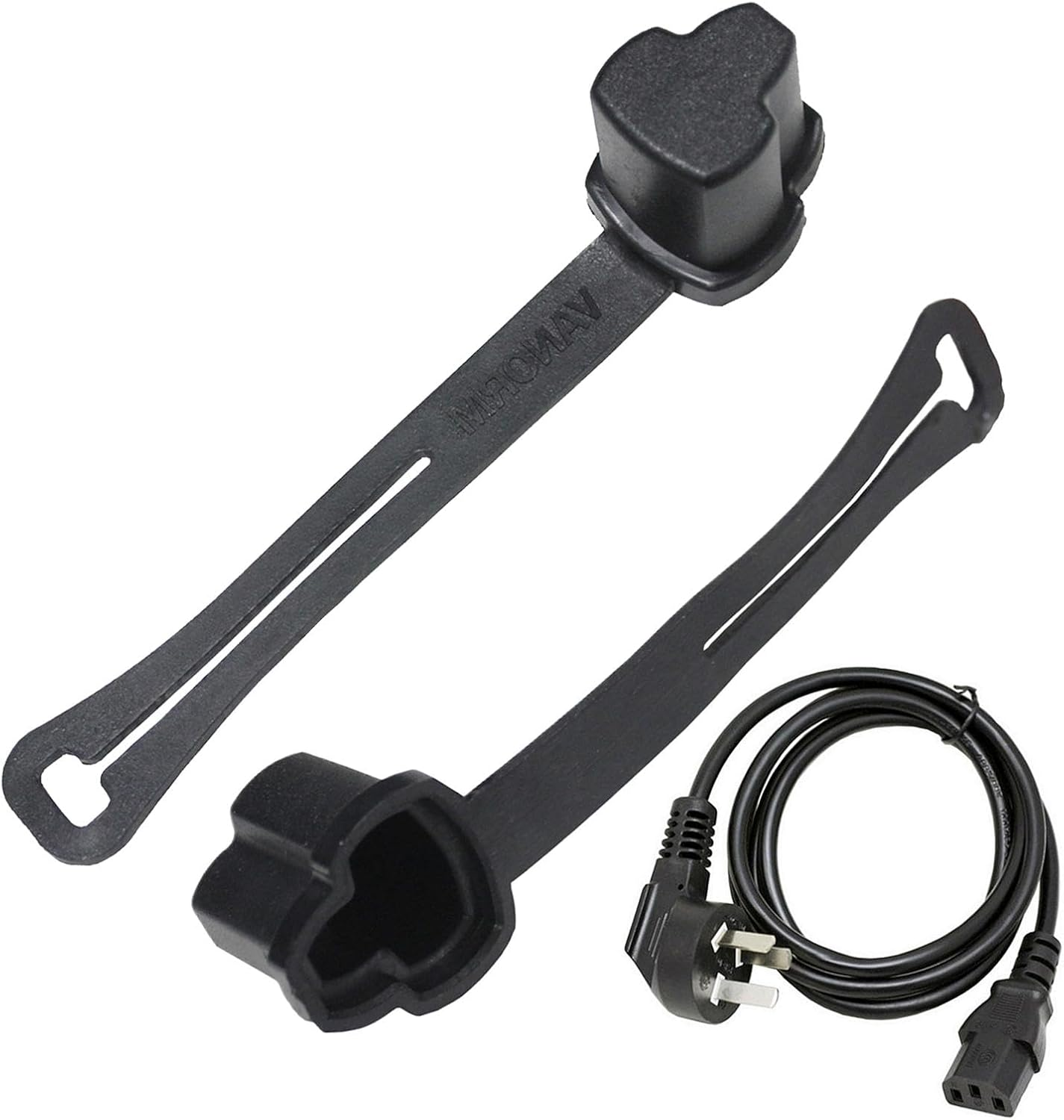 Extension Cord Connector Cover,3 Prong Plug Protector Cover - 2X Weatherproof Safety Caps, Replacement Parts for Extension Cord End image number 5