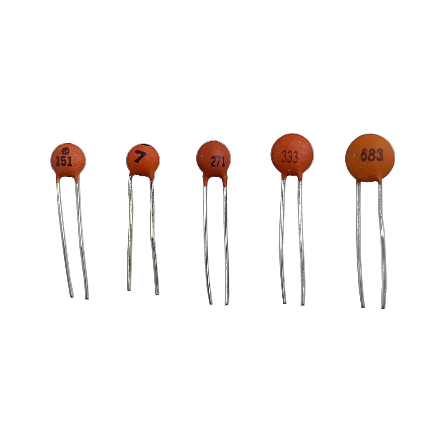 42 Values 1680 Pieces Ceramic Capacitor Kit 1Pf - 100Nf 50V Multilayer Monolithic Chip Capacitors Assortment Kit image number 4