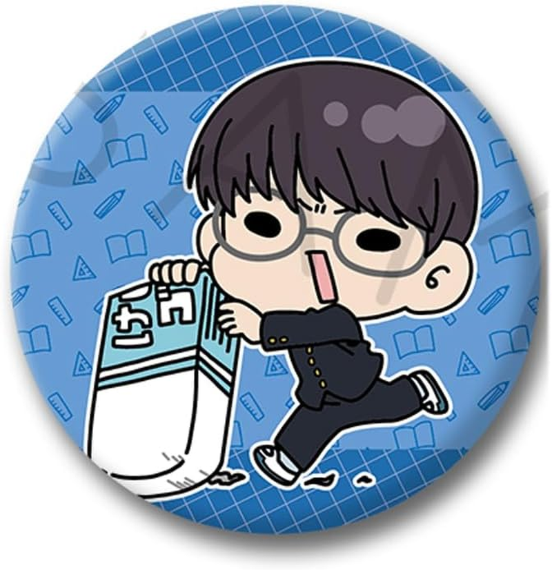 TV Anime 3 Years Z Gumi Ginpachi Sensei [Shimura Shinpachi] Compact Mirror [Mochocho Series] B image number 1