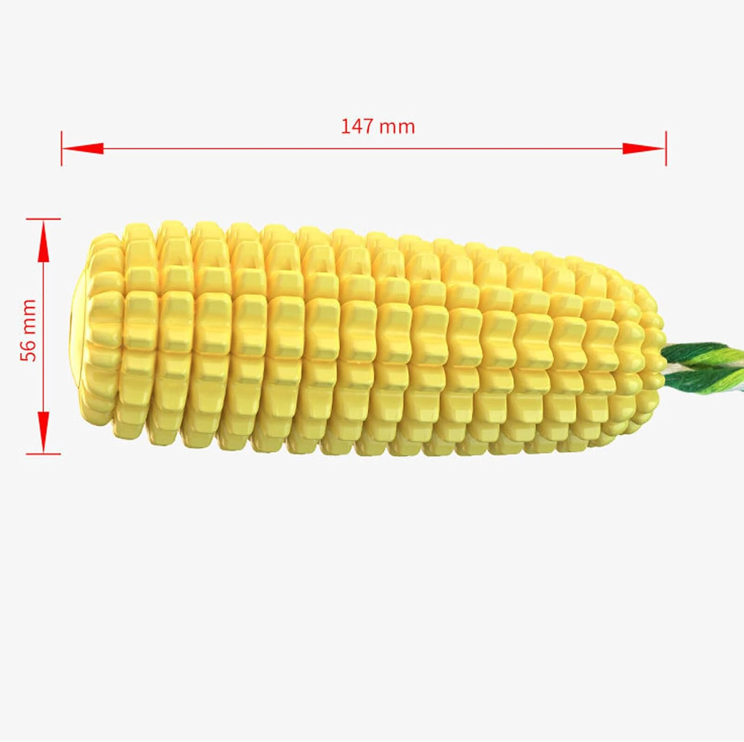 Esenlong Dog Chew Toy Corn Shape Puppy Toothbrush Teeth Cleaning Toys for Small Medium Large Dogs image number 1