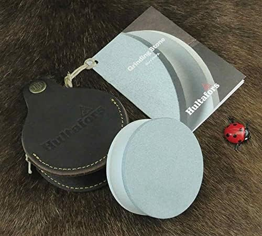 Hultafors Whetstone, 840792, Premium Whetstone (Grain Size 180/600) in Elegant and Robust Leather Case image number 3
