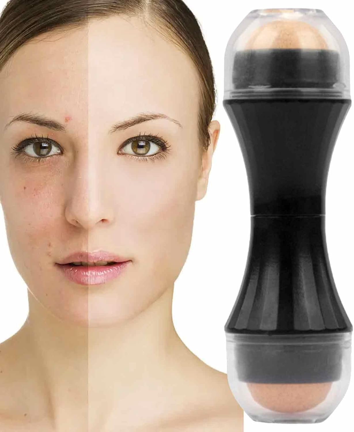 Volcanic Roller, Oily Skin Control for Face, Facial Skin Care Tools Oil Control Roller Stone Oily Skin Control for Face Makeup At-Home or -The-Go