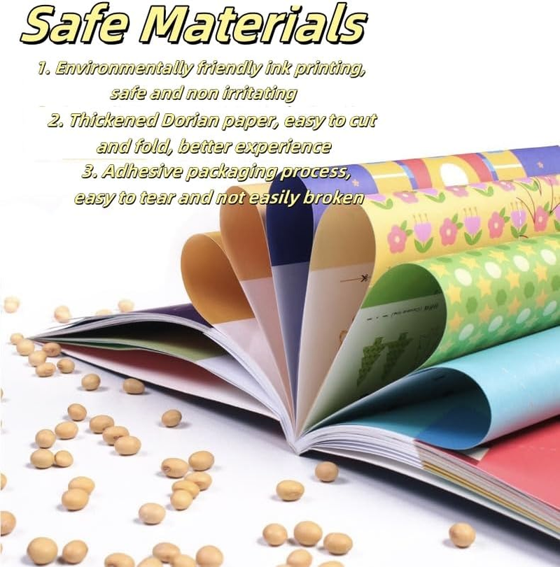 Paper Playtime: Easy Origami and Scissor Skills for Toddlers Creative Paper Crafts Paper Playtime: Origami and Scissor Skills for Toddlers for Kindergarten Kids | Color, Cut Out, Glue Made (Pink) image number 4