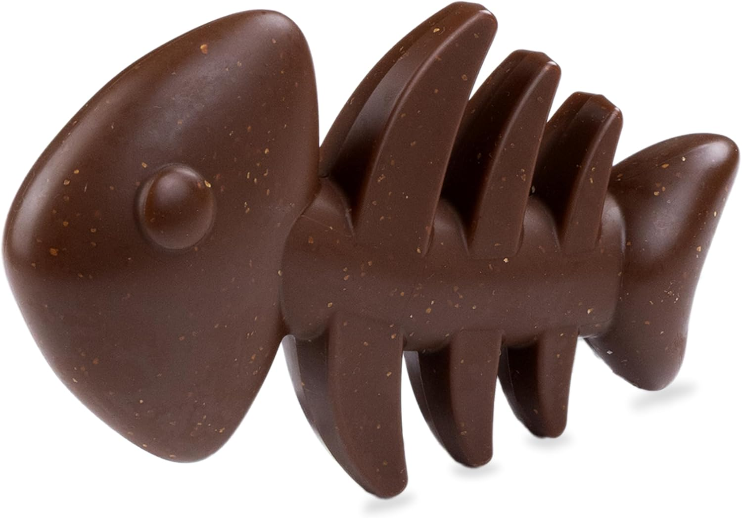 Fuzzl Puppy Chew Toys 2 Pack Bacon Flavour &ndash; Small Dog Teething Toys Fish Bone Shape | Durable Chew Toys for Puppies & Small Breeds | Dental Care, Teething Relief & Interactive Play image number 2