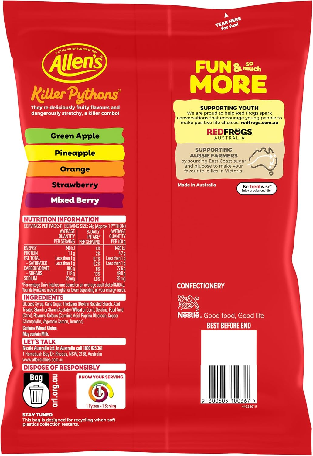 Allen'S Killer Pythons Party Mix 1 Kg