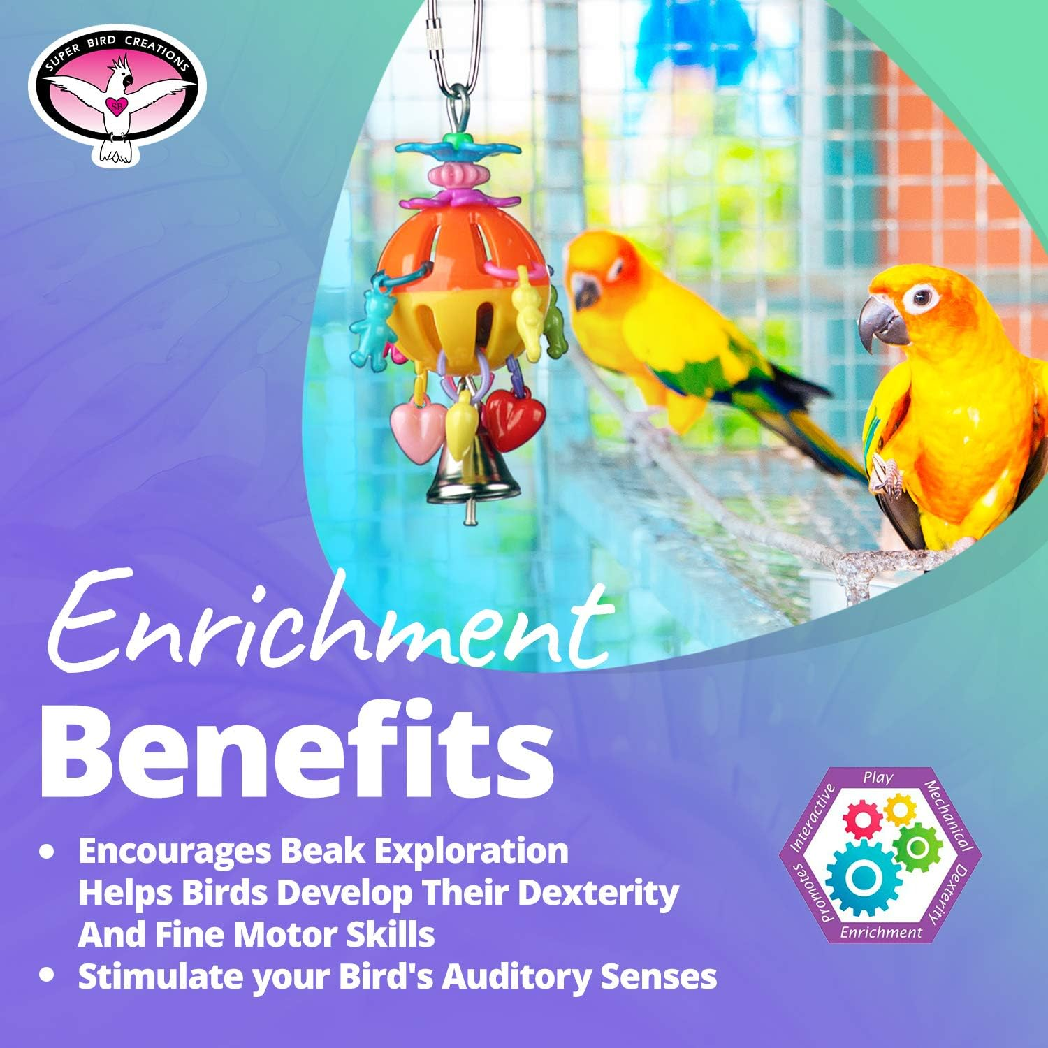 Super Bird Creations Bird Toy image number 2