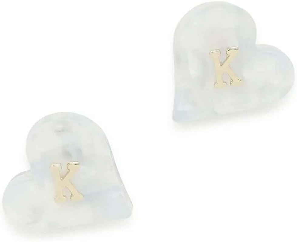 Snidel Home Initial Heart Hair Clip, K, Free Size