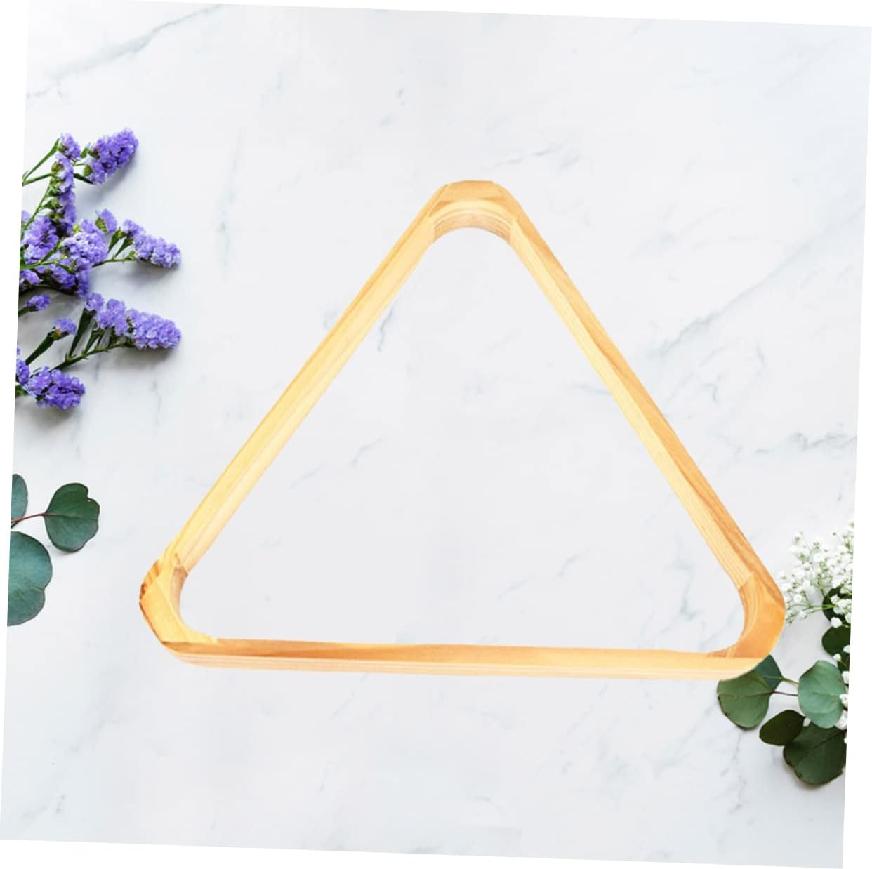 BRIGHTFUFU Snooker Pool Table Triangle Rack Wood Billiard Rack Billiard Triangle Frame for Pool Games