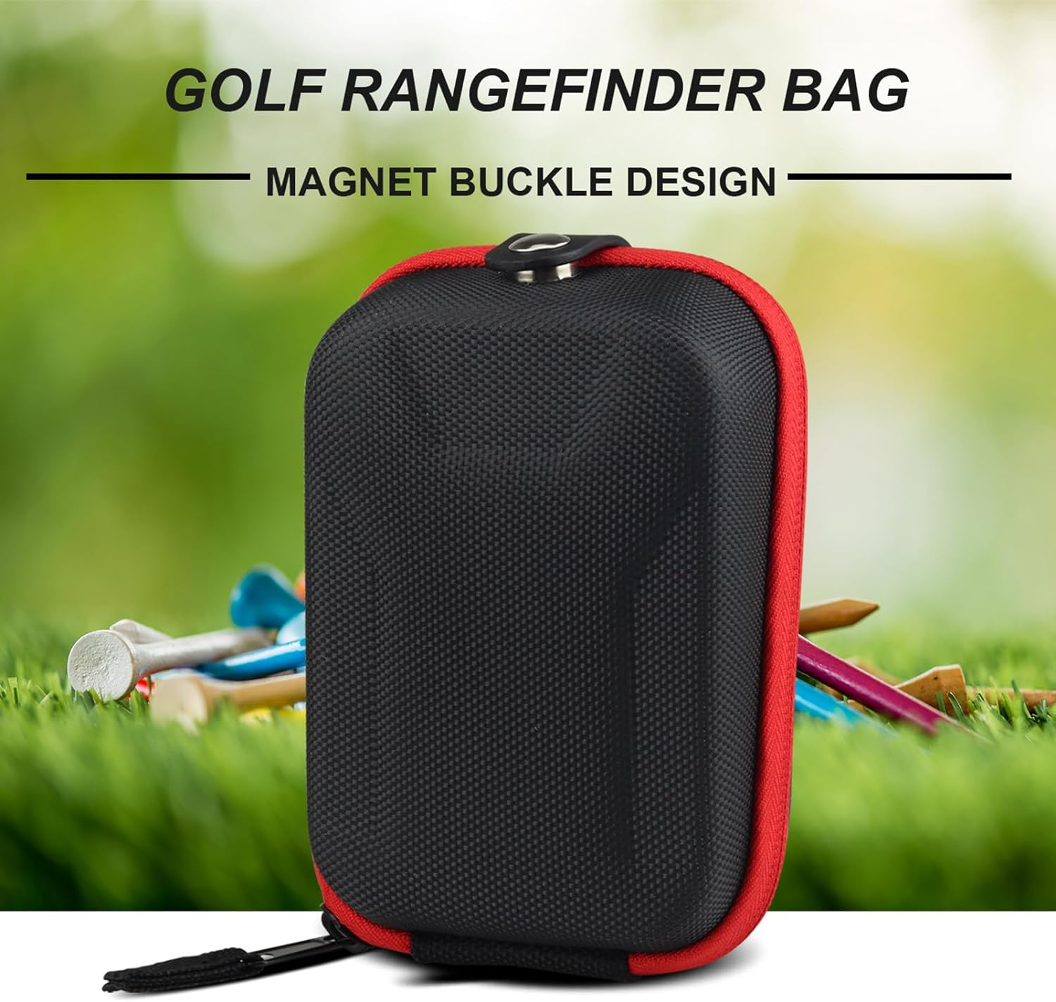 Golf Rangefinder Case EVA Hard Cover Range Finder Bag Outdoor Telescope Rangefinder Storage Case image number 4