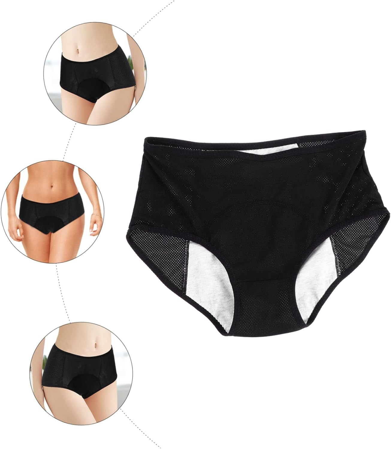 Menstrual Briefs for Women Leak Design Comfortable for Everyday Use for Girlfriends during Menstruation image number 2