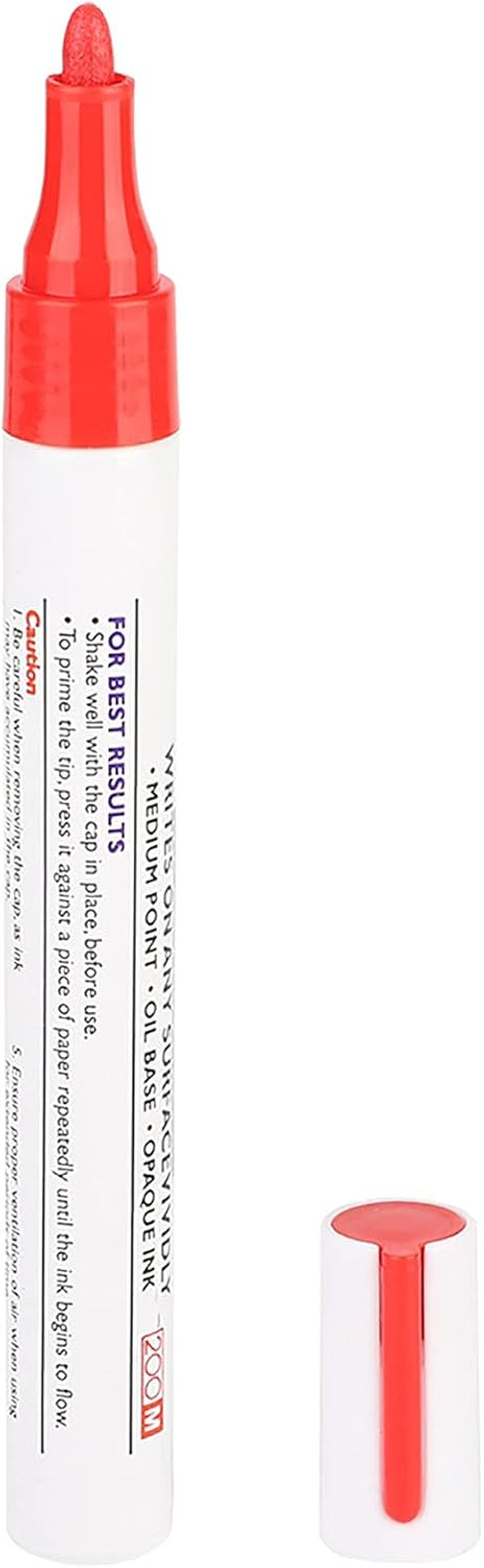 Tire Pens, Car Tire Paint Pen, Car Paint Pen, Paint Pen for Car Tires, 1 Pcs Waterproof Professional Car Pencil Tire Paint Pen Mark Pens(Red)