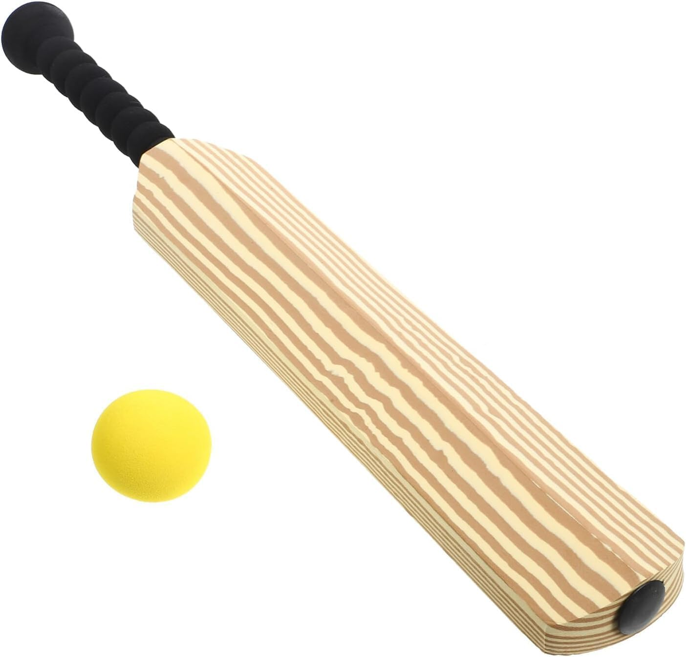 Cricket Bat Interactive Cricket Set Ball Cricket Bat Foam Padded Cricket Bat Indoor Balls for Home Beach Backyard (With Ball) image number 6