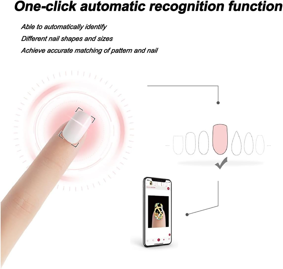 Nail Art Printer, Smart Nail Art Machine, Painting Machine, Printed Nails, Nail Art Tool, for Nail Salons, Beauty Salons and Individuals for DIY Manicure at Home image number 5