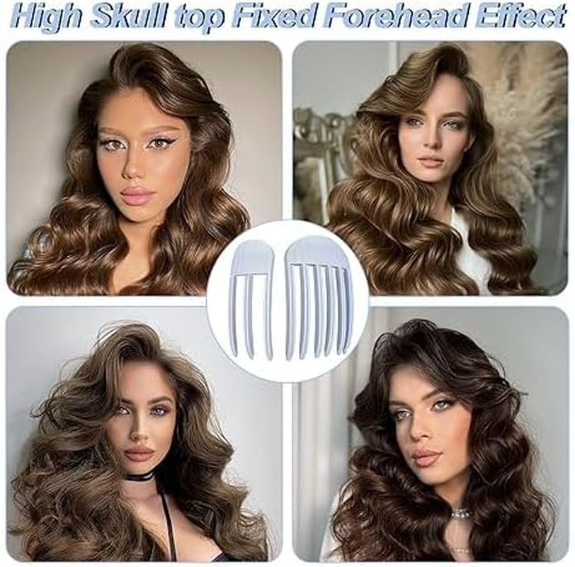 Hair Root Lifting Comb, 2Pcs Wind Shaping Styling Combs for Fluffy Bangs, Volumizing Hair Root Lifting Combs, Blue, Plastic, Unisex, Men, Women, Stylish, Versatile image number 4