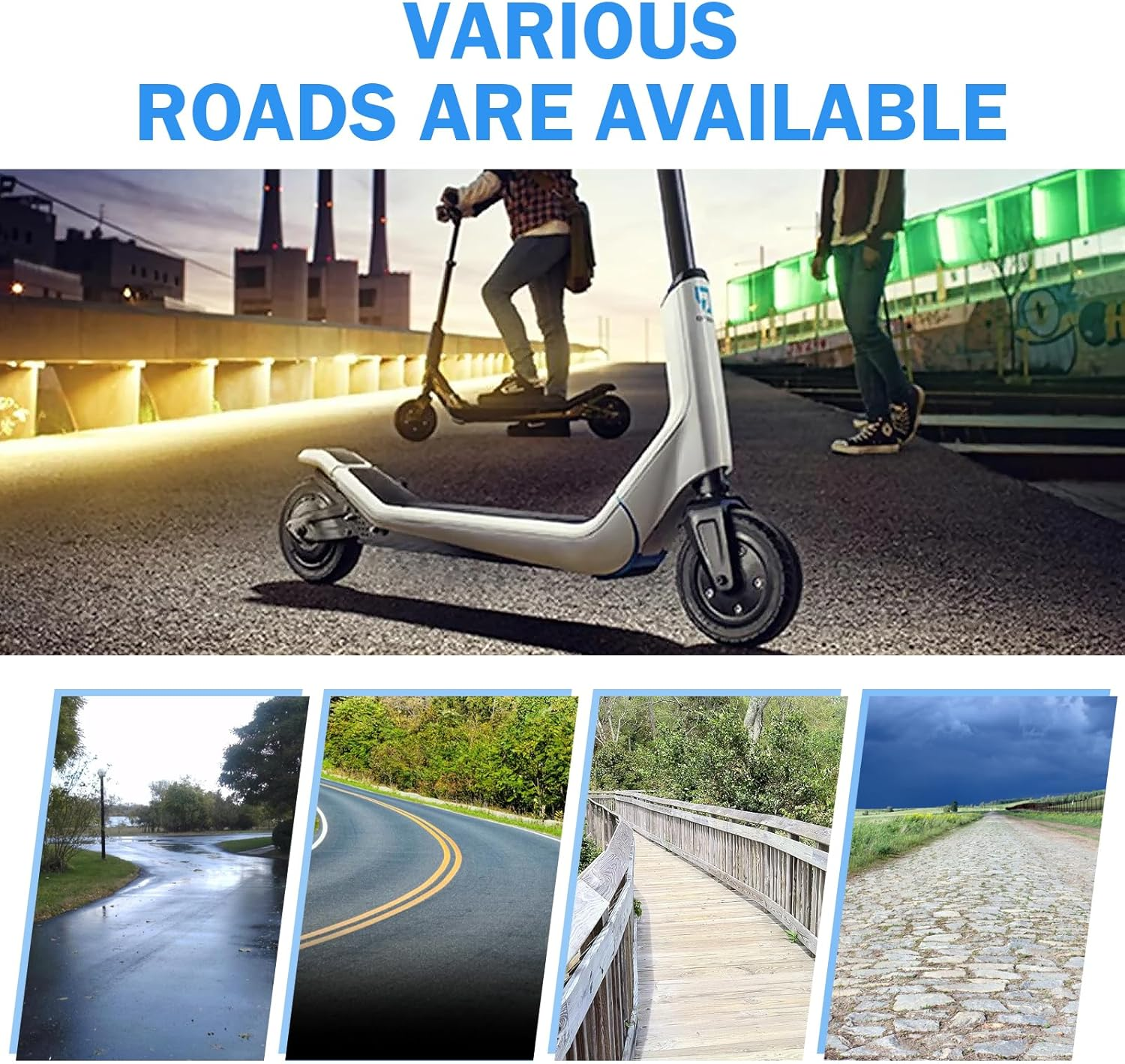 TINA.WIN M365 Tyres, 8.5 Inch Replacement Wheels Solid for Xiaomi Pro 2/M365 Pro/1S/3/3 Lite/Essential and All 8.5 Inch Electric Scooters, Explosion-Protected, Non-Slip, Puncture-Proof image number 1