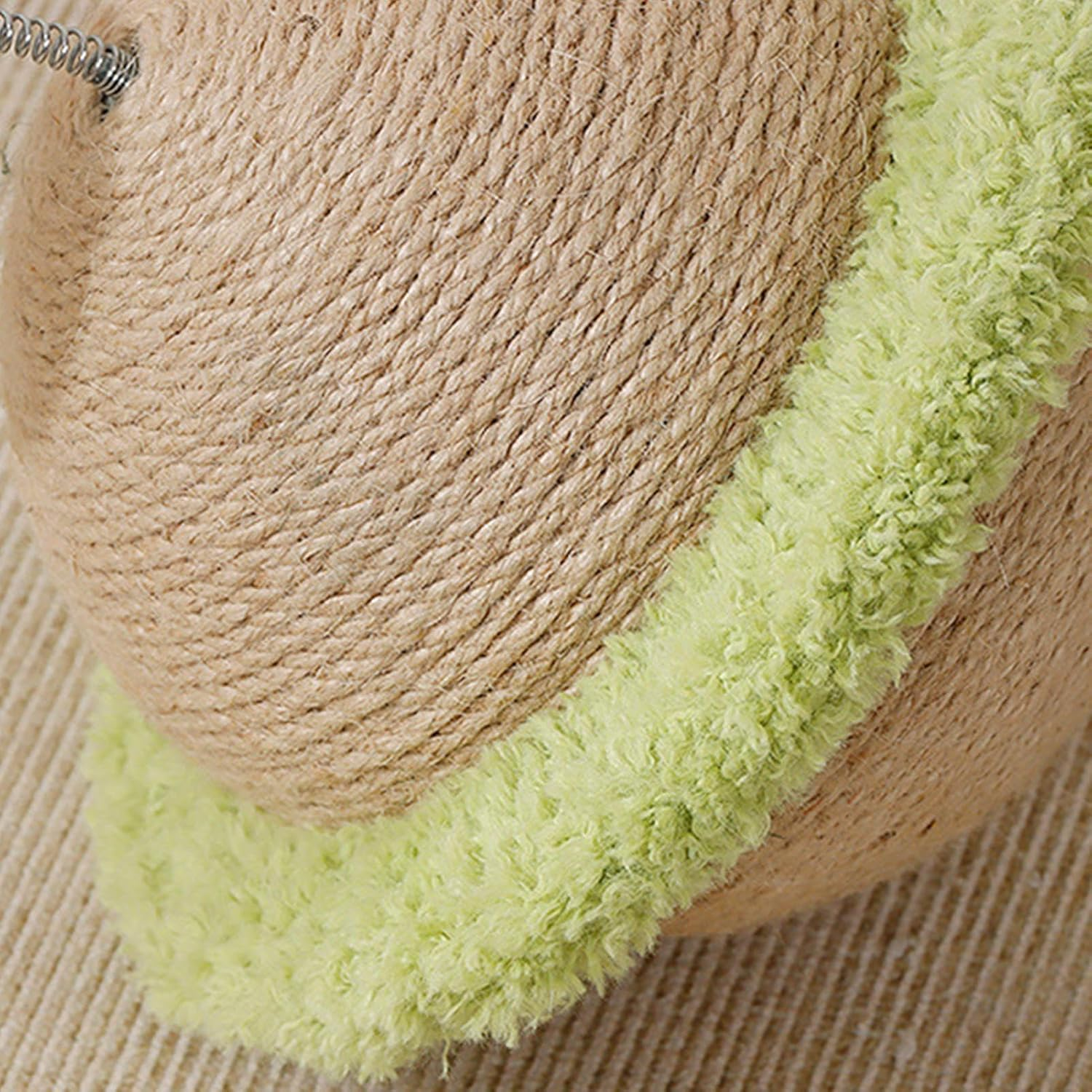 Indoor Cat Scratcher - Sisal Rope Cat Scratching Ball - Furniture Protection Boredom Toy for Kittens, Puppies, Pet image number 3