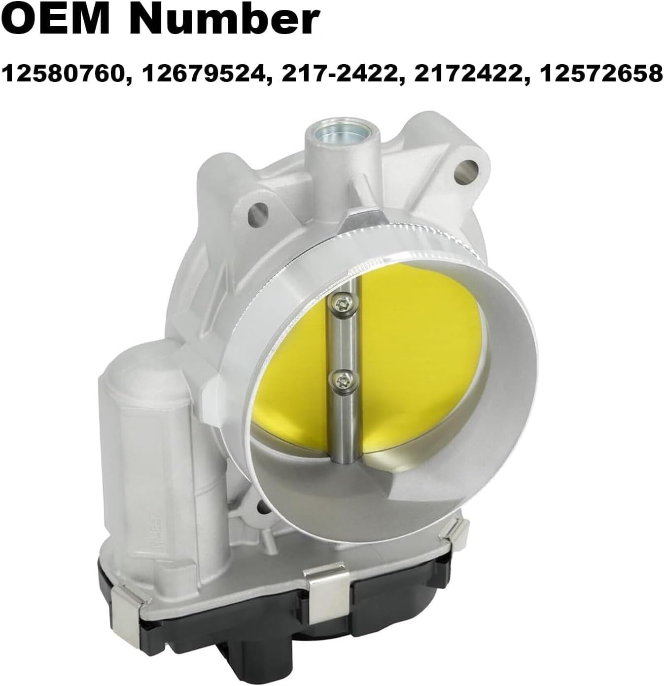 Electronic Throttle Body Fit for Chevrolet Silverado 2006-2008 Suburban Express Avalanche,Gmc Yukon Envoy Savana,Cadillac Escalade, Saab Hummer Buick 4.8/5.3/6.0/6.2L OE: 12580760 12679524 image number 4