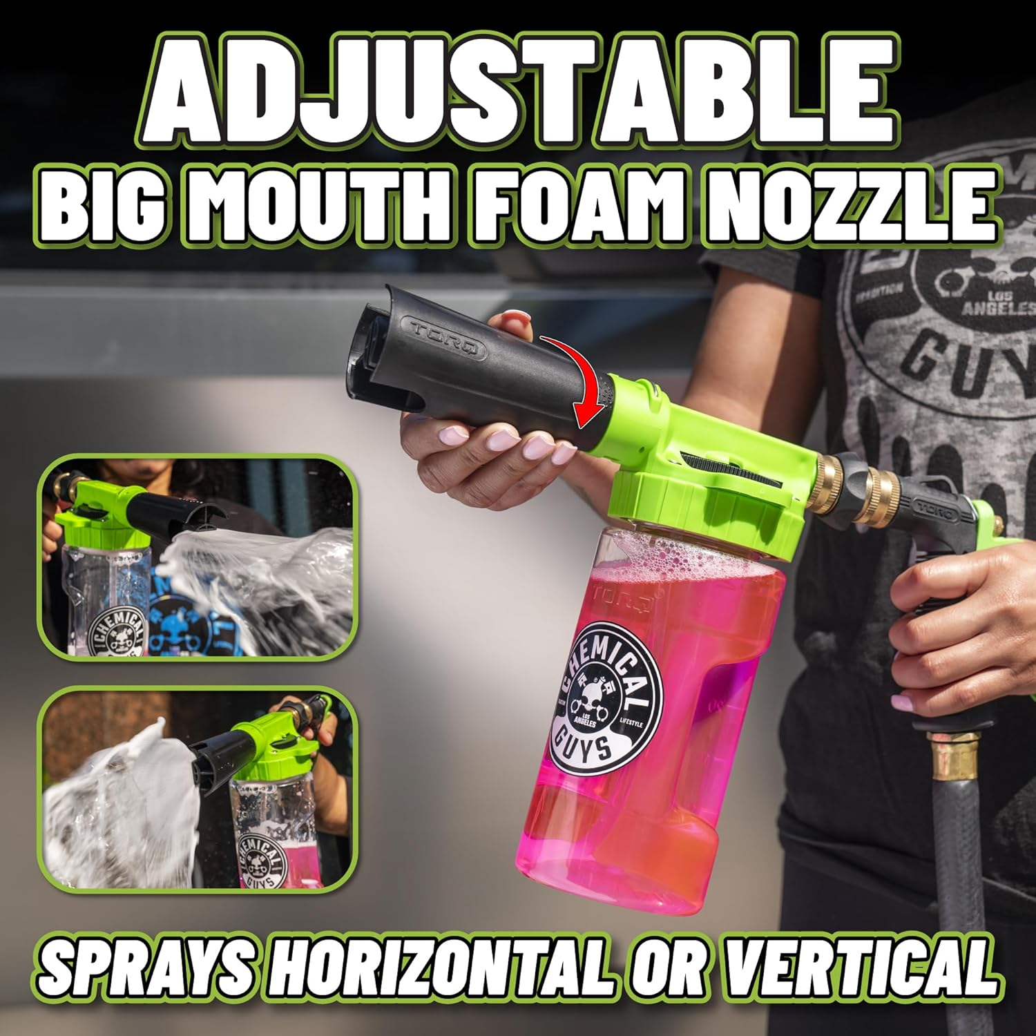 Chemical Guys TORQ Foam Blaster 6 Foam Wash Gun (Car Wash, Home Wash & Boat Wash Foam Cannon That Connects to Any Garden Hose) image number 4